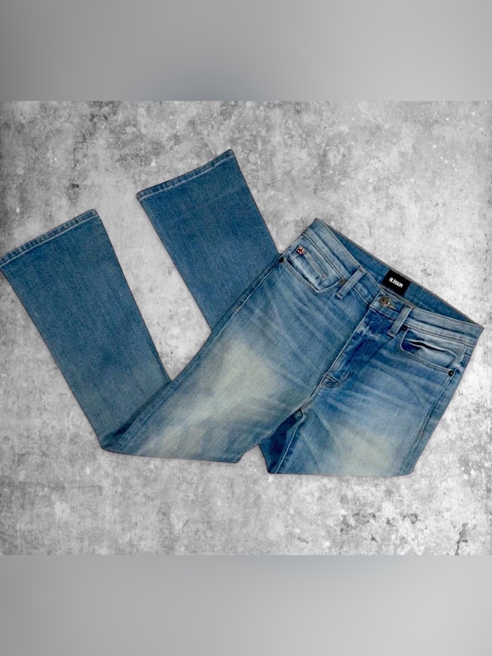 NWOT Hudson Medium Wash Crop Bootcut Flare Jeans